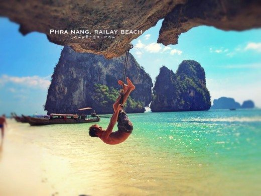 West of Railay:  The bizarre Cave and Phra Nang beach
