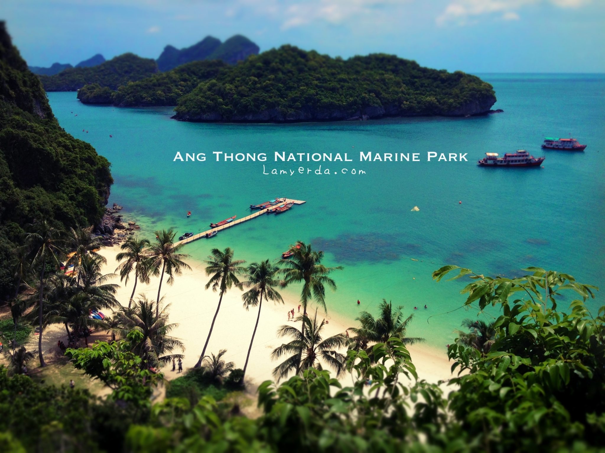 Mu Ko Ang Thong National Marine Park and the Emerald Lake
