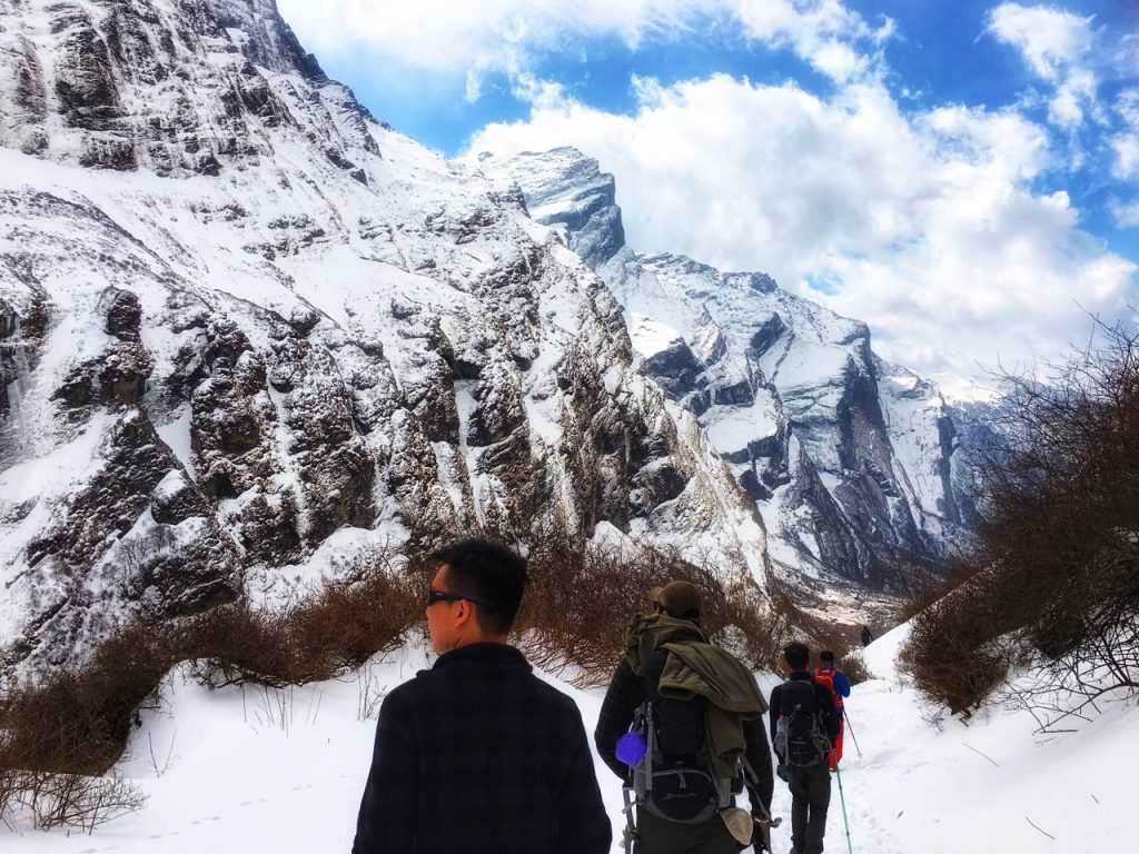 Annapurna base camp Himalayas
