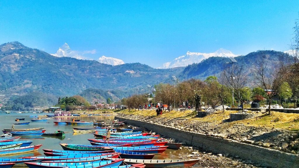 Pokhara phewa lake