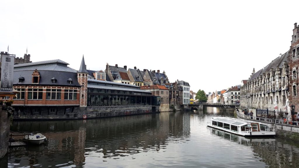 Ghent canals belgium