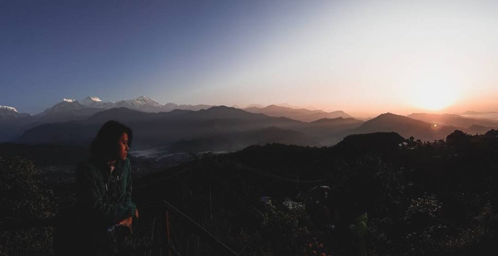 Himalayan range Sunrise sarangkot