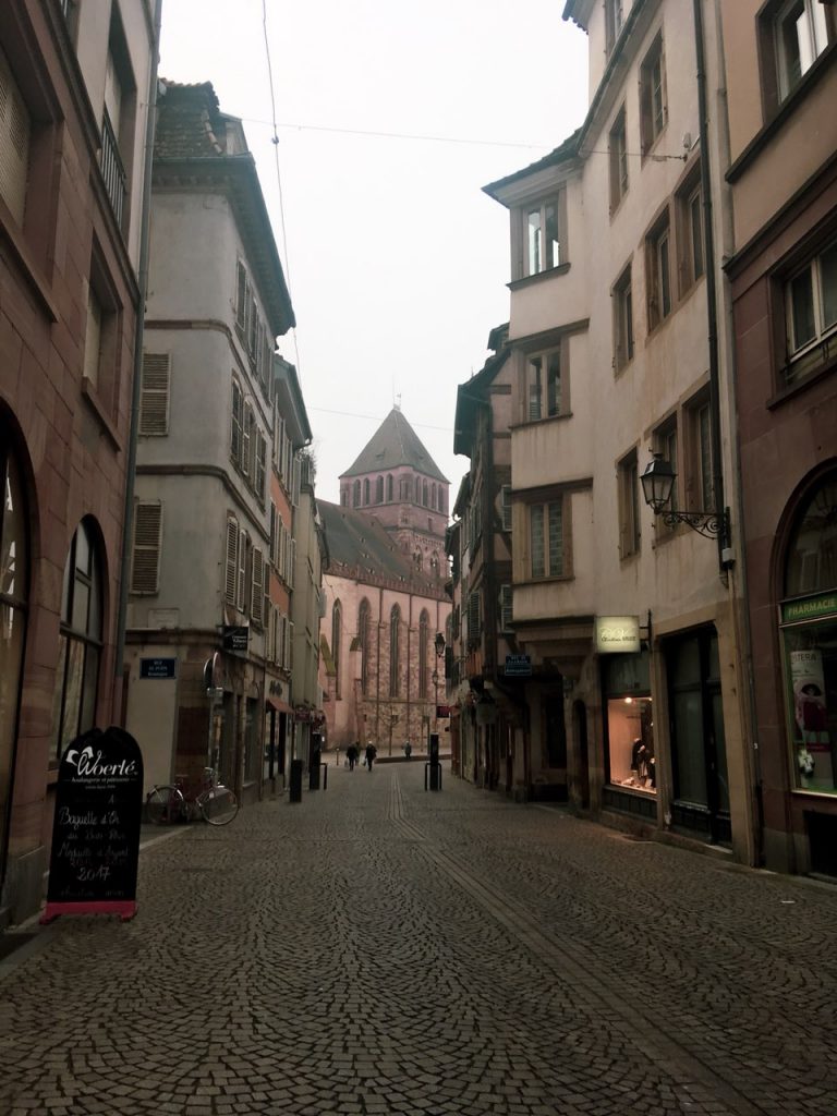 Alleys in Strasbourg france