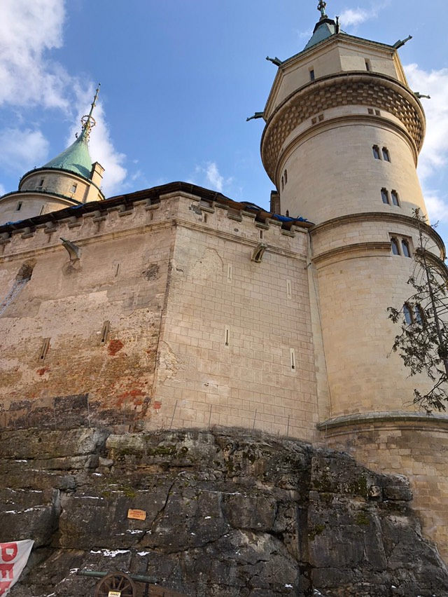 Bojnice castle Slovakia facade