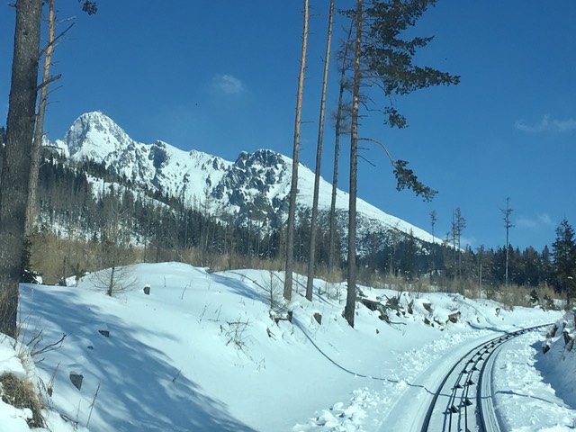 cable car from Stary Smokovec to Hrebienok Ski Resort