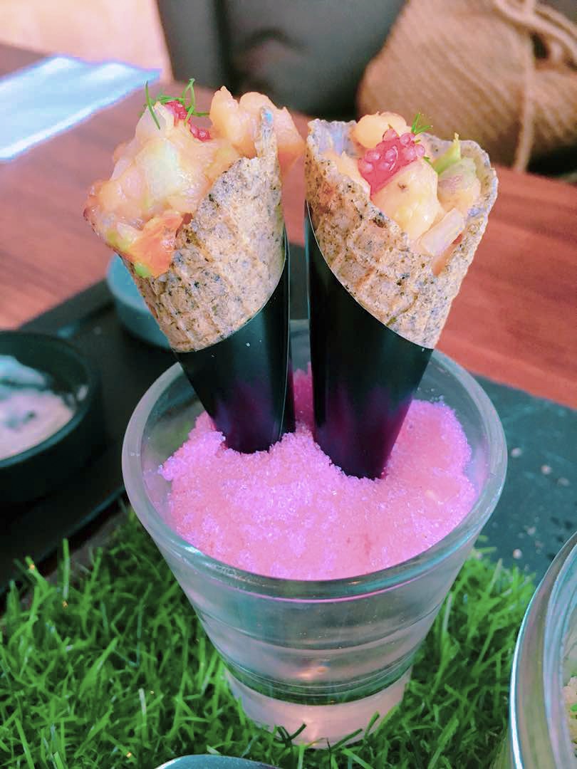 Smoked salmon cones - Lamyerda