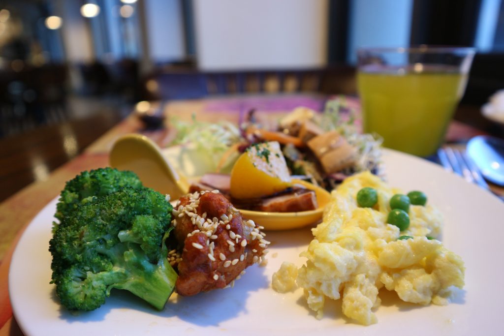 Hearty Breakfast at 1969 Blue sky hotel taichung 