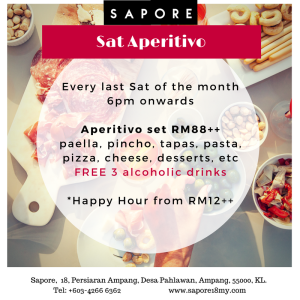 sat-aperitivo Sapore Malaysia