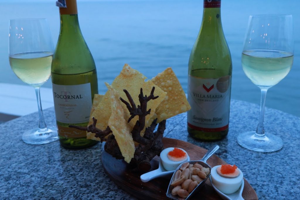 Wine tasting lets sea restaurant
