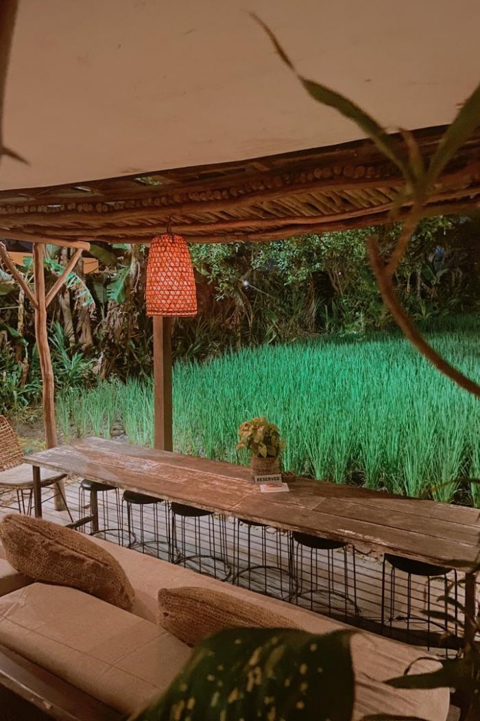 Nook Restaurant: Dining Spot in Bali overlooking rice fields