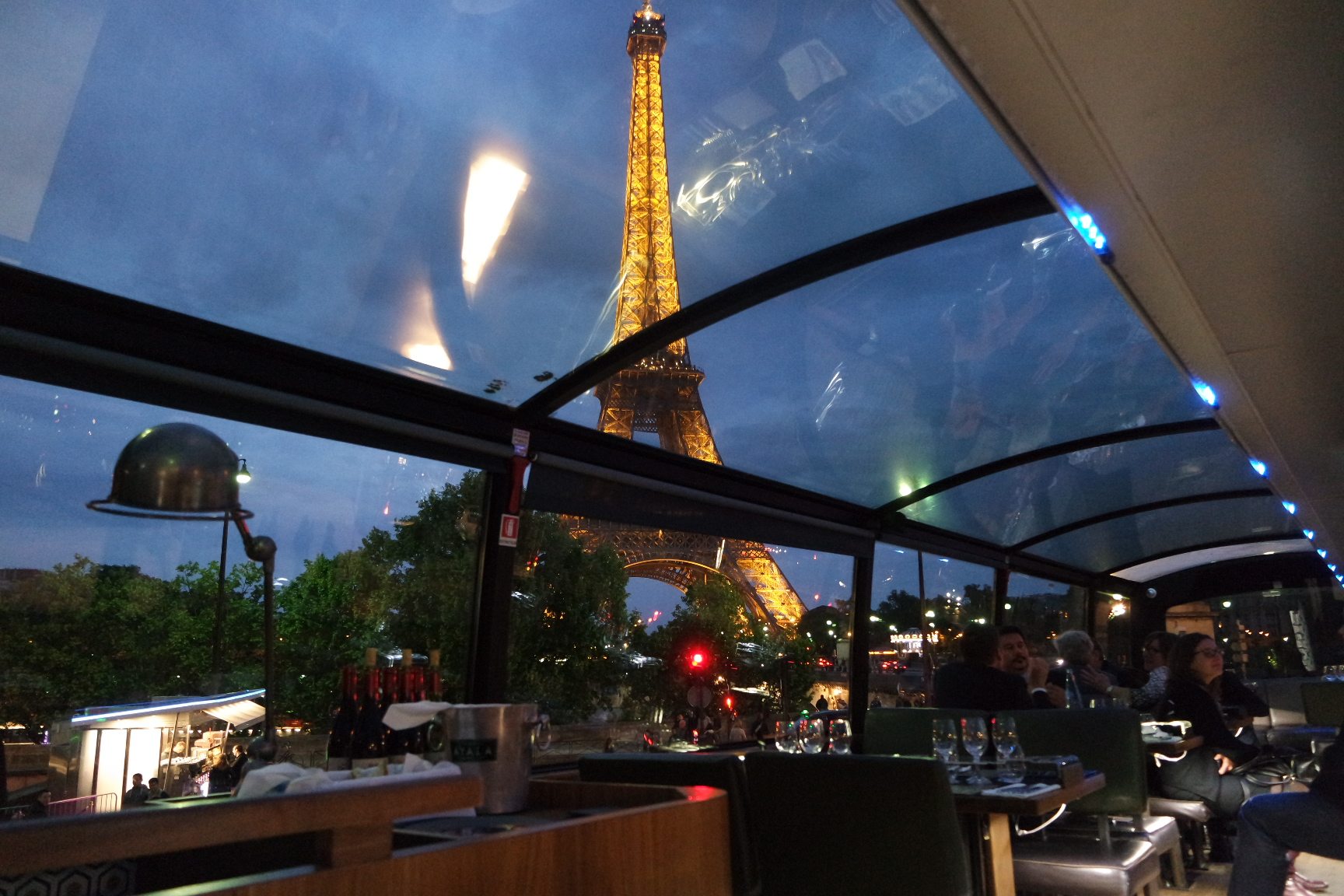 Dinner on a bus with Bustronome:  A unique way to tour and fine dine in Paris in Style!