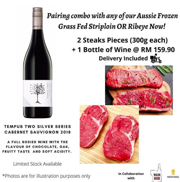 Wine and Steak Combo