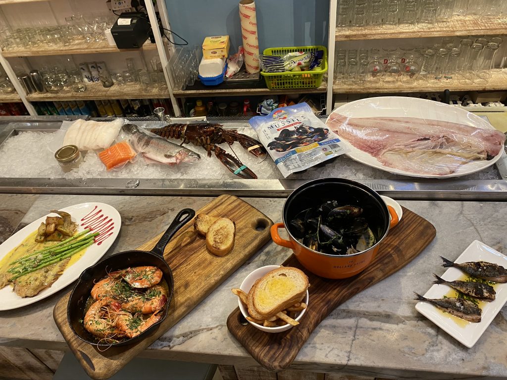 Seafood Menu