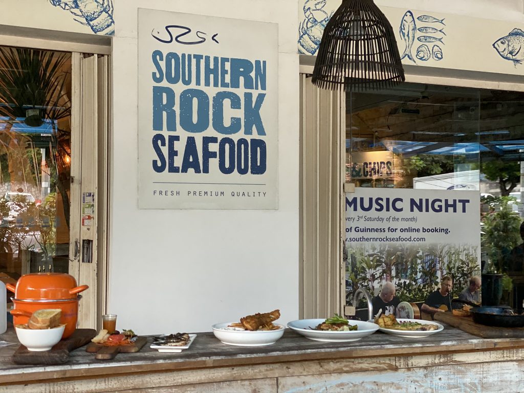 Southern Rock seafood alfresco dining