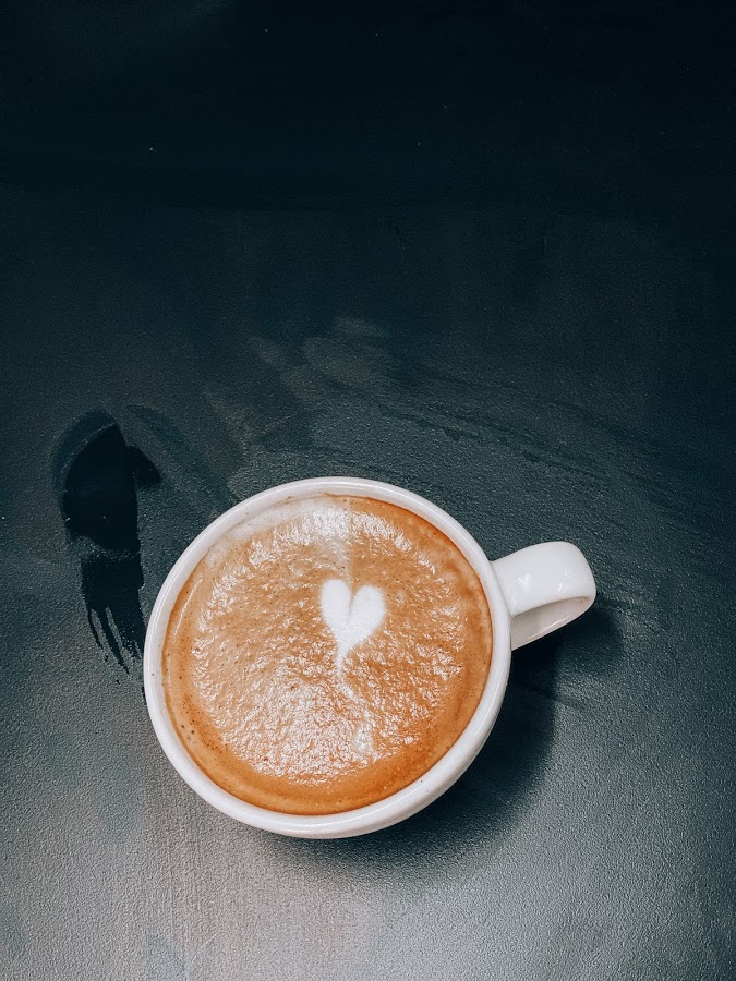 RGB Latte Art Cute heart