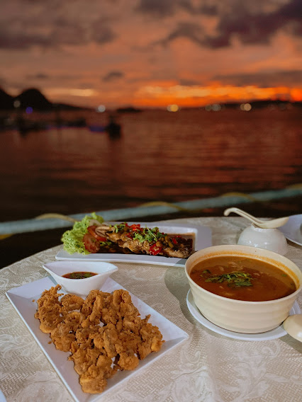 Tanjung Virai View Cafe Calamari Sunset Views